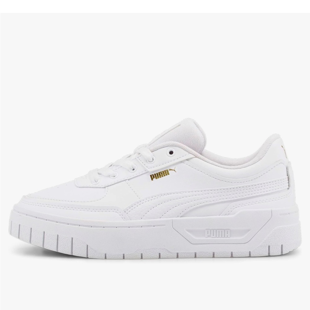 Puma Women's Carina Lace-Up Platform Street Sneakers | White | SIZE 8.5